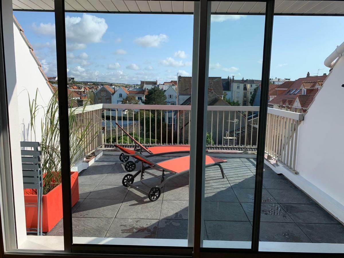 Апартаменти La Terrasse Vue Mer Du 42 Ferber, Plein Sud Wifi Вімере Екстер'єр фото